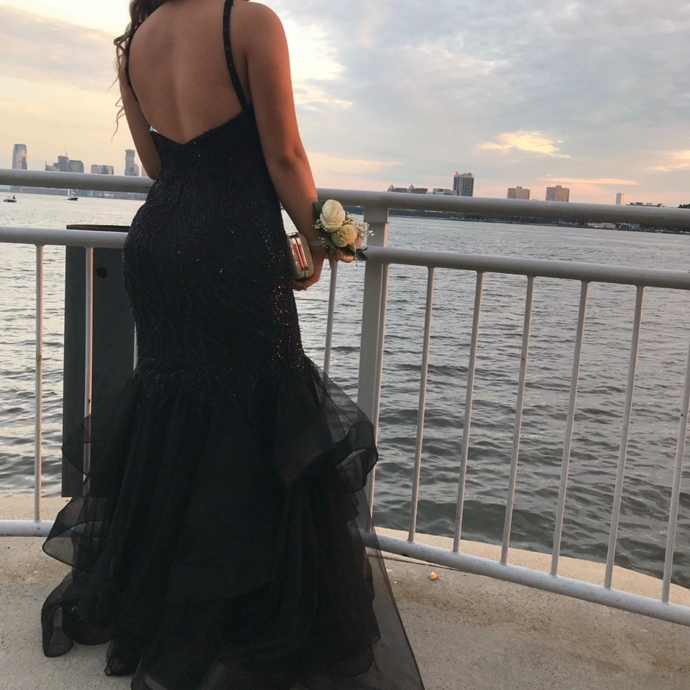 Black dress from Cherri Hill